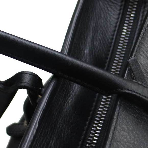 Balenciaga Paper Office Zip Tote Leather Black - Picture 9 of 11